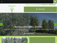 Tablet Screenshot of pepinieres-almin.com